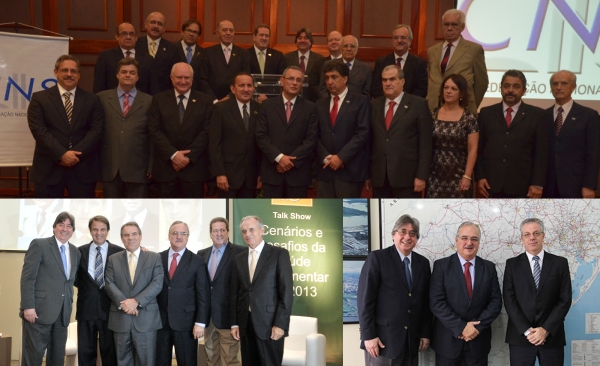 Westphalen com presidentes das Federações filiadas à CNSaúde e lideranças da saúde