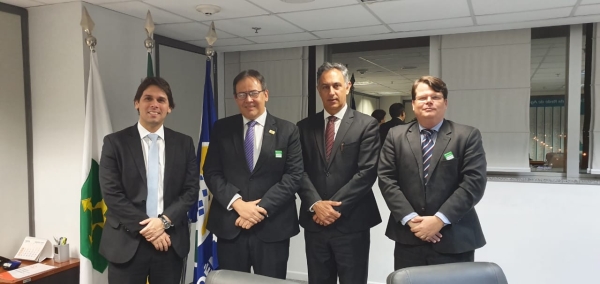 Presidente da CNSaúde, Breno Monteiro, se reuniu com presidente do INSS, Renato Rodrigues Vieira - CNSaúde busca solução junto ao INSS para afastamentos de gestantes e lactantes