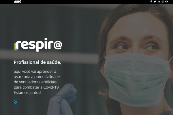 Iniciativa é da CNSaúde, Agência Brasileira de Desenvolvimento Industrial (ABDI) e do Instituto de Tecnologia (FIT) - Plataforma orienta profissionais de saúde no uso de respiradores mecânicos