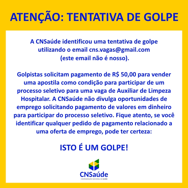 golpe600 ATENÇÃO: TENTATIVA DE GOLPE